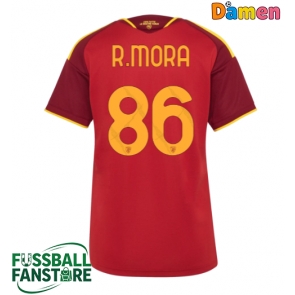 AS Roma Rodrigo Mora #86 Replik Heimtrikot Damen 2026-27 Kurzarm
